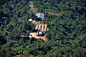 Myanmar - Kyaikhtiyo, several other stupas and shrines scattered on the ridge at the top of mount. 